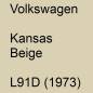 Preview: Volkswagen, Kansas Beige, L91D (1973).